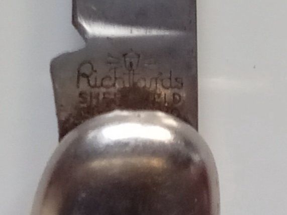 Taschenmesser: Vintage oder Antik Richards Sheffield Taschenmesser schwarz – Gebraucht aus Oberdorf BL von Barocki888 3