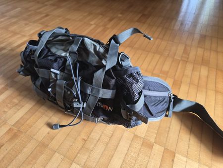 Hüfttasche Wandern Mountainbike 5L mit Schultergurt