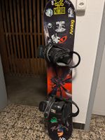 Snowboard Nitro mit Burton Bindung schwarz gebraucht