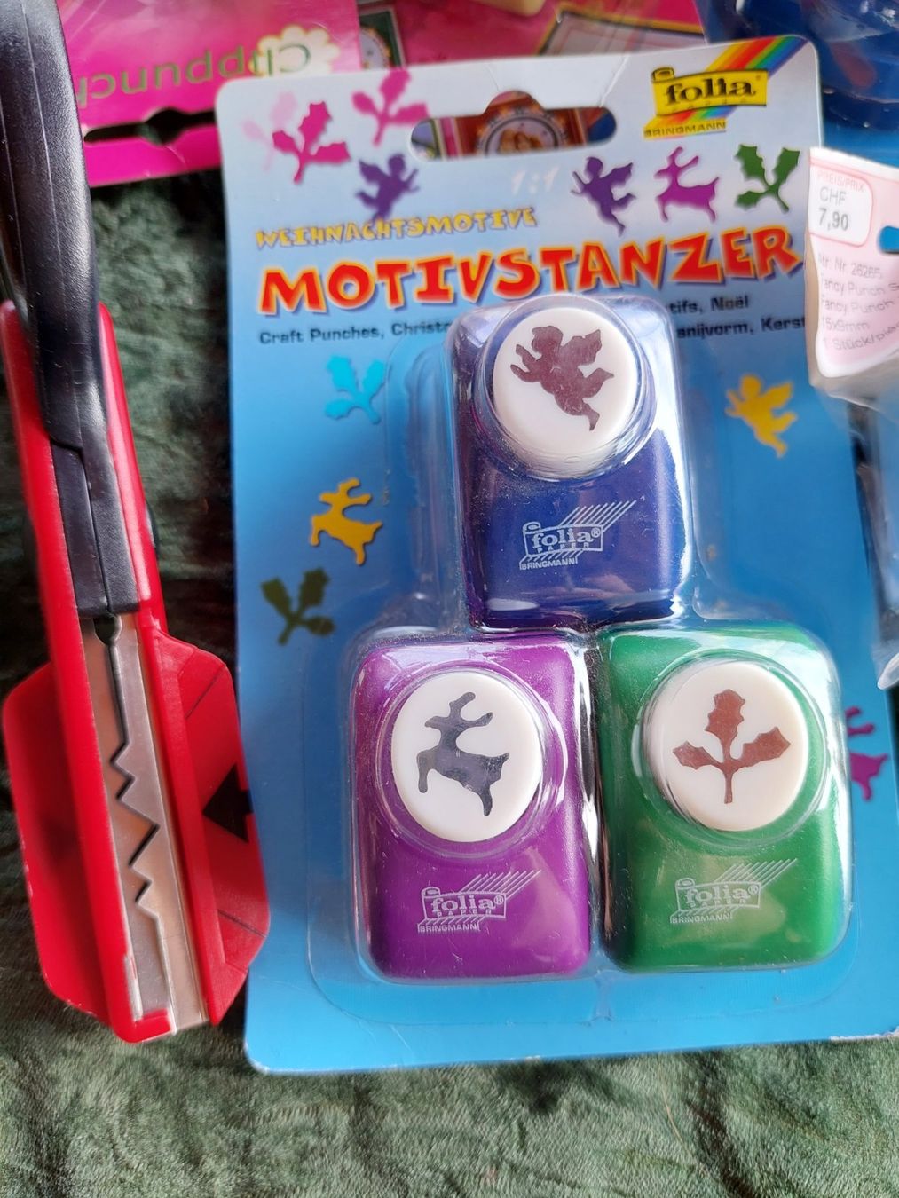 Kit bricolage: 16 STK DIVERSE MOTIVSTANZER OVP -  KINDERGARTEN & SCHULE – Nuovo e nell'imballaggio originale da Huttwil venduto da Kunterbuntli 2