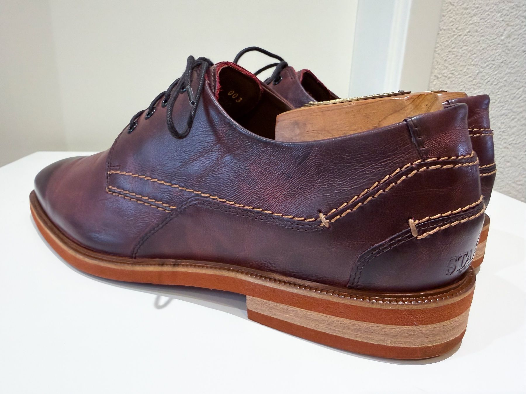 Scarpe da uomo: Starson Derby Schuhe Leder Bordeaux – Grösse 42 – Nuovo (secondo la descrizione) da Dietikon venduto da Angy94 2