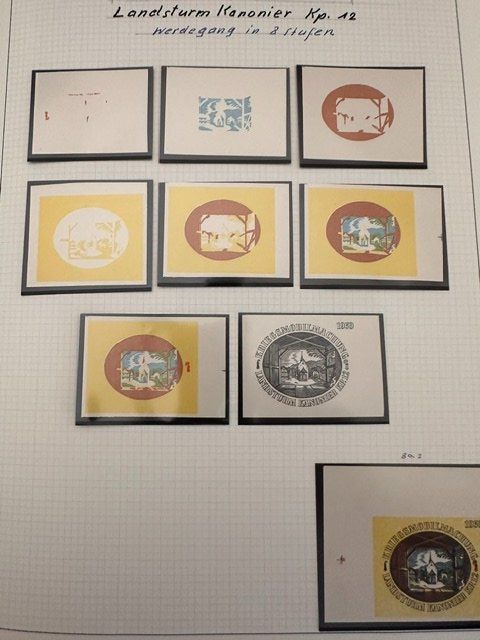 Alle Briefmarken: Soldatenmarken Sammlung – Gebraucht aus Alterswil FR von Kurmann1 7