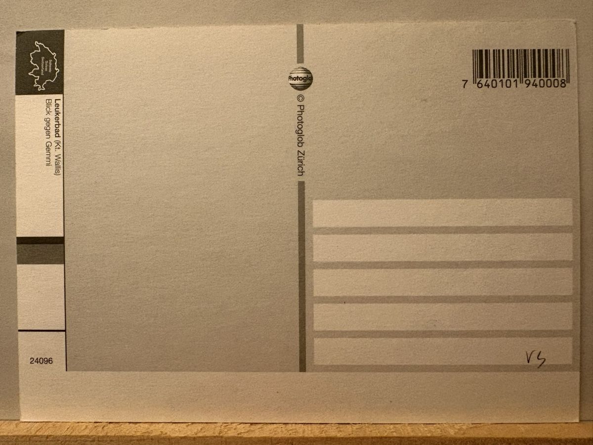 Ansichtskarten: AK von Leukerbad – Gebraucht aus Rümlang von Kartenpost1 1