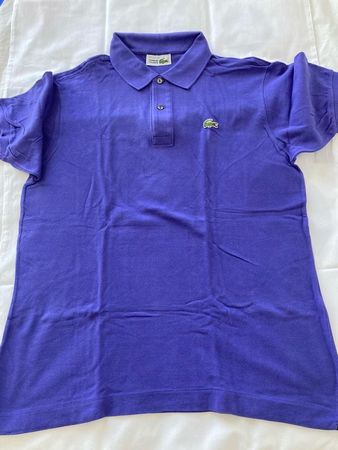 Polo LACOSTE violet/purple color