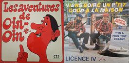 2 disques 33 T (LP) Licence IV + Les aventures de Ouin-Ouin