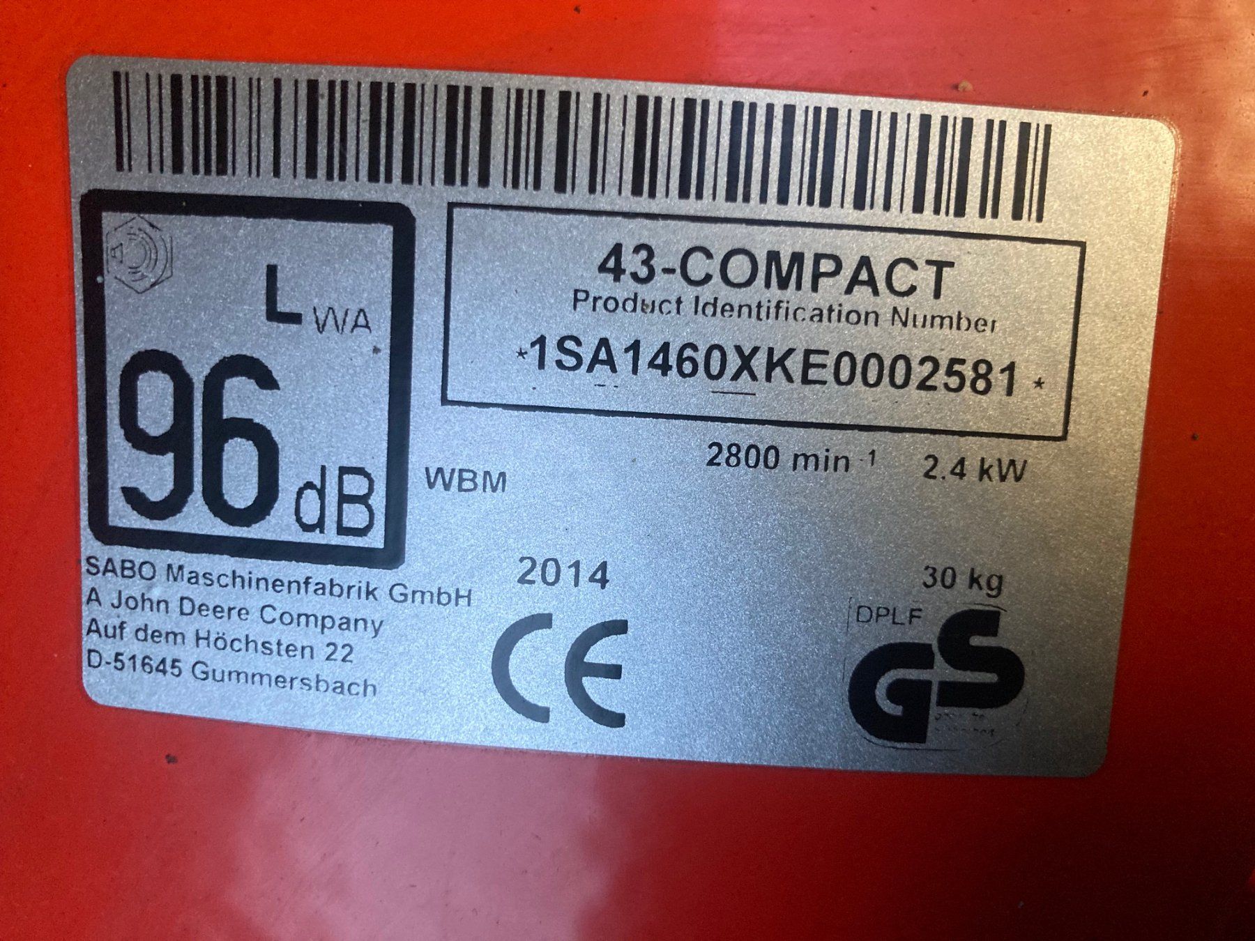 Tagliaerba: Rasenmäher Sabo 43-Compact – Nuovo (secondo la descrizione) da Neuenkirch venduto da Heiniag 3