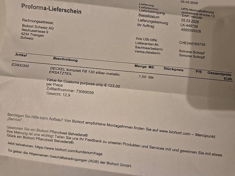 Biohort Box contenitori: Biohort Deckel für Freizeitbox 130 Silber – Usato da Seewen SZ venduto da tinte123