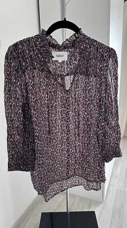 Blouse Dentelle BA&SH Modèle Marry - Taille 34 (0), Blanc, Parfait état