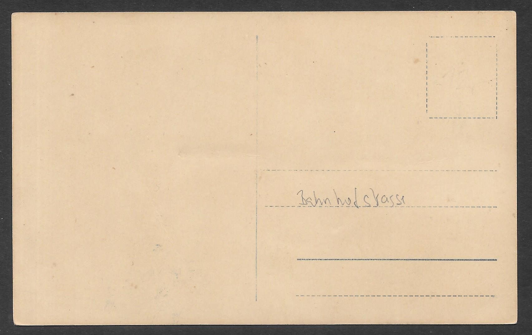 Cartoline postali: Buchs Bahnhofstrasse mit Hotel Räthia – Usato da Olten venduto da clotaldi 1