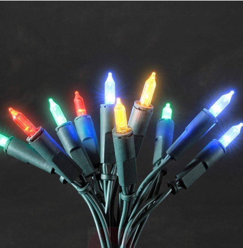 Ghirlande e barre luminose: Elektrische Mini Lichterkette farbig – Usato da Amriswil venduto da kleindeko 1