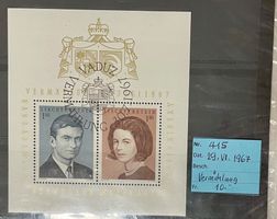 29.VI.67 Liechtenstein Vermählung, Kp 13.-, s. Abbildung