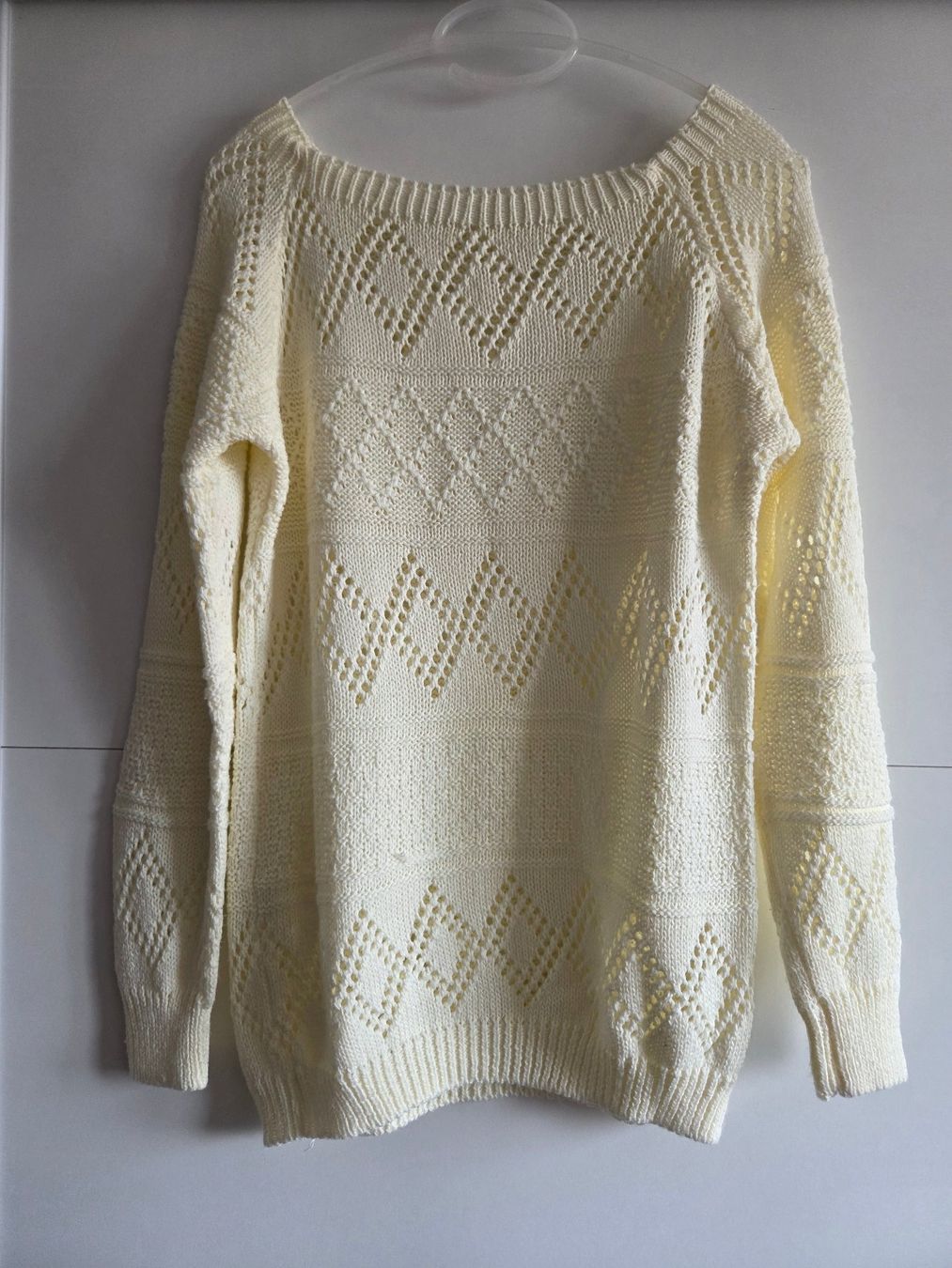 Maglioni & Felpe: Pull ajouré crème, parfait pour le printemps! Taille M – Nuovo (secondo la descrizione) da Chavannes-Renens venduto da mau_8rwz 1