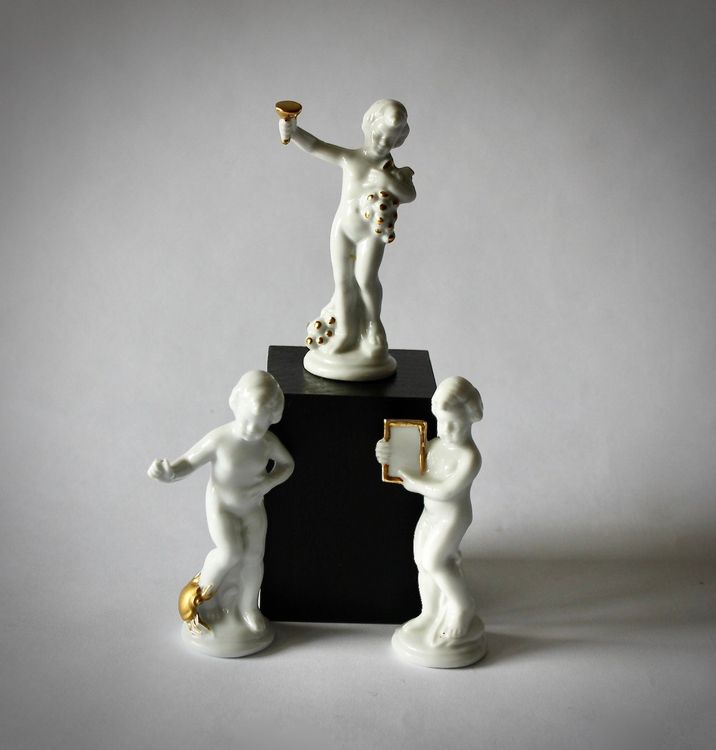 PORZELLAN FIGUREN «PUTTIS», CAPODIMONTE, ITALIEN, 20.JH. Kaufen auf