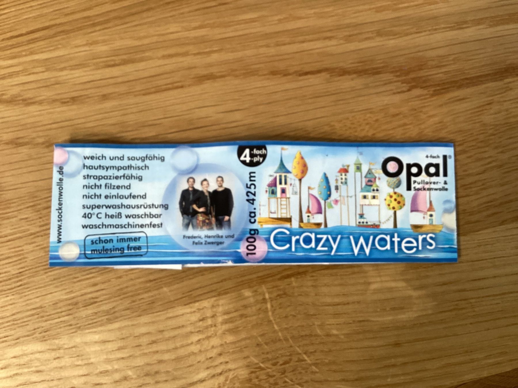 Socken: Handgestrickte OPAL Crazy Waters Socken – Neu und originalverpackt aus Flawil von kruemeli02 2