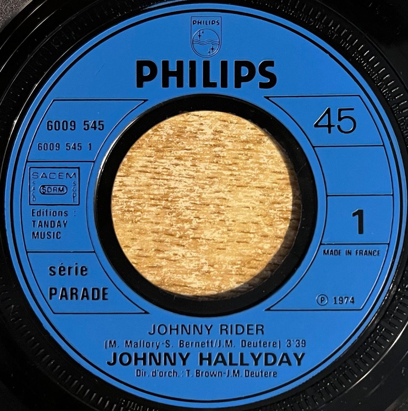 Schallplatten: JOHNNY HALLYDAY - JOHNNY RIDER – Gebraucht aus Bussigny von vinyl-pas-cher 2