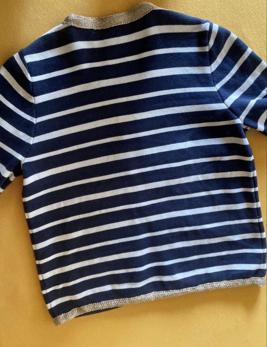 Giacche: Cardigan a righe con profilo oro – Usato da Breganzona venduto da BlueBlue 5