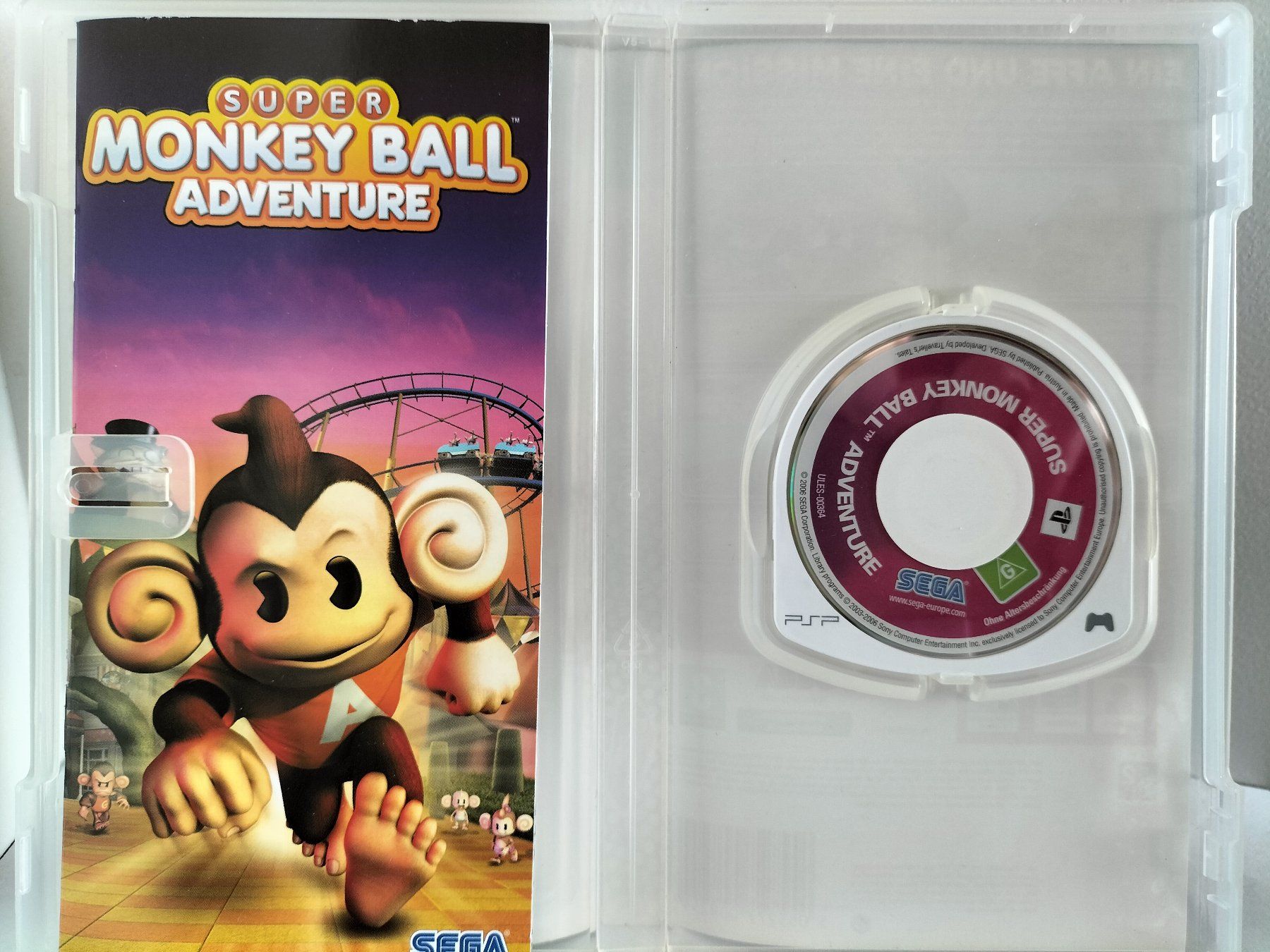Spiele: Super Monkey Ball Adventure   (PSP) – Gebraucht aus Nürensdorf von  2
