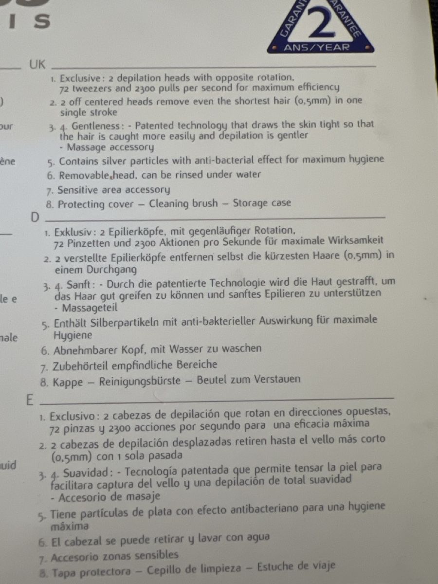 BaByliss Epilateurs: Doppelkopf Epilierer Babyliss – D'occasion à Balm b. Günsberg par Nifli 2