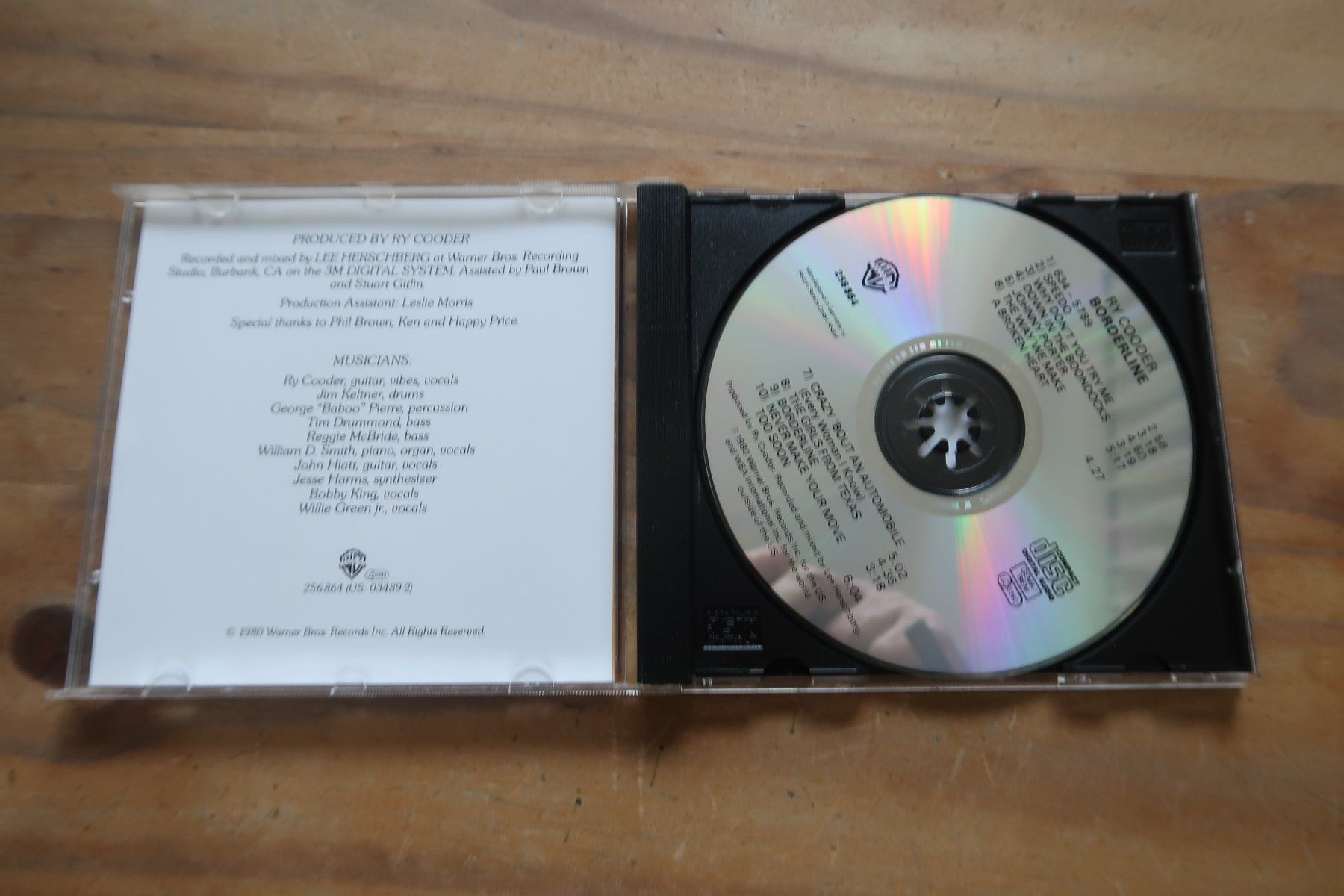 CDs: RY COODER - BORDERLINE - CD – D'occasion à Basel par Patiscat 3