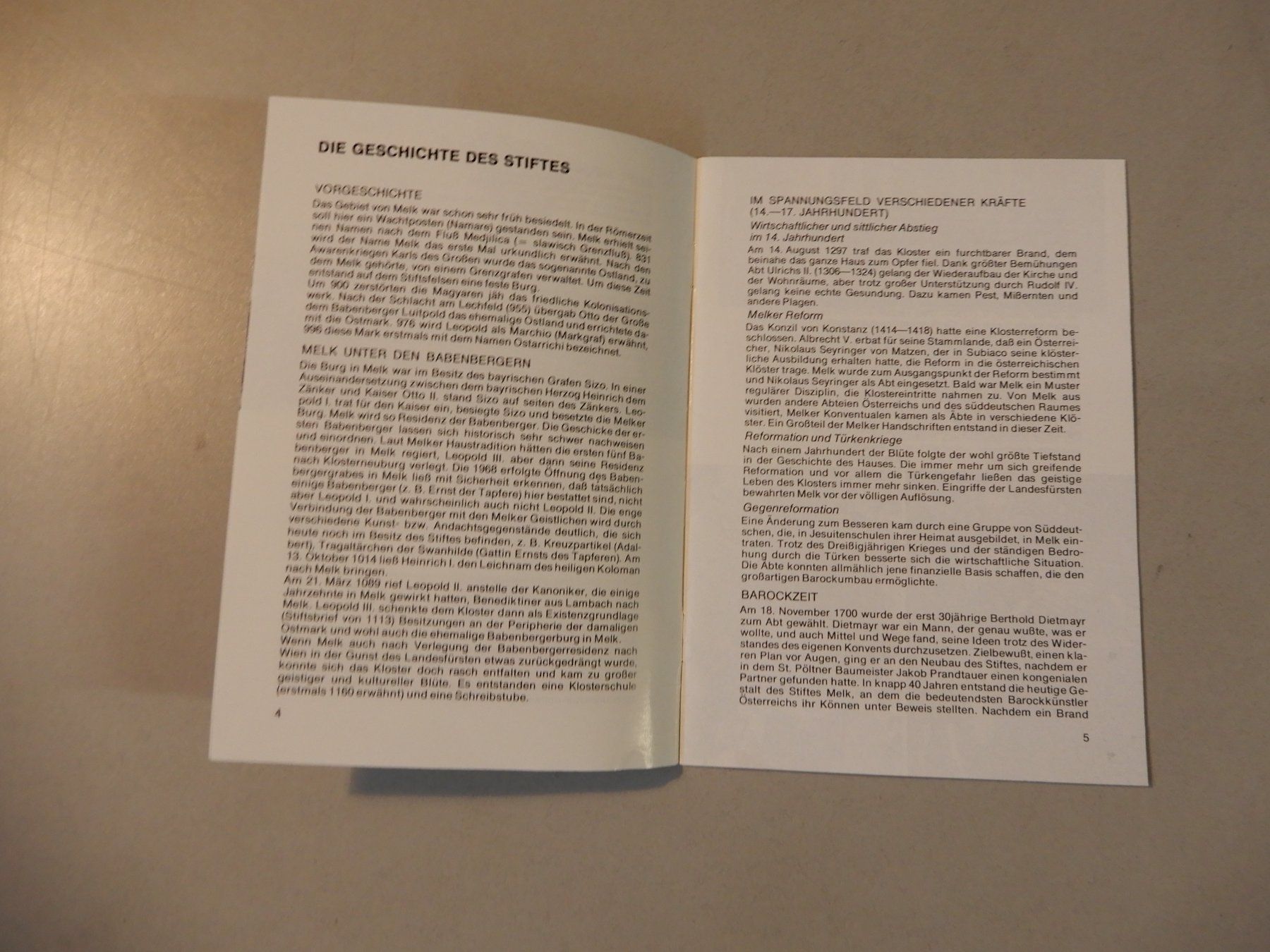 Bücher: Stift Melk Reiseführer Broschüre – Gebraucht aus Erstfeld von Mario_boe0 2