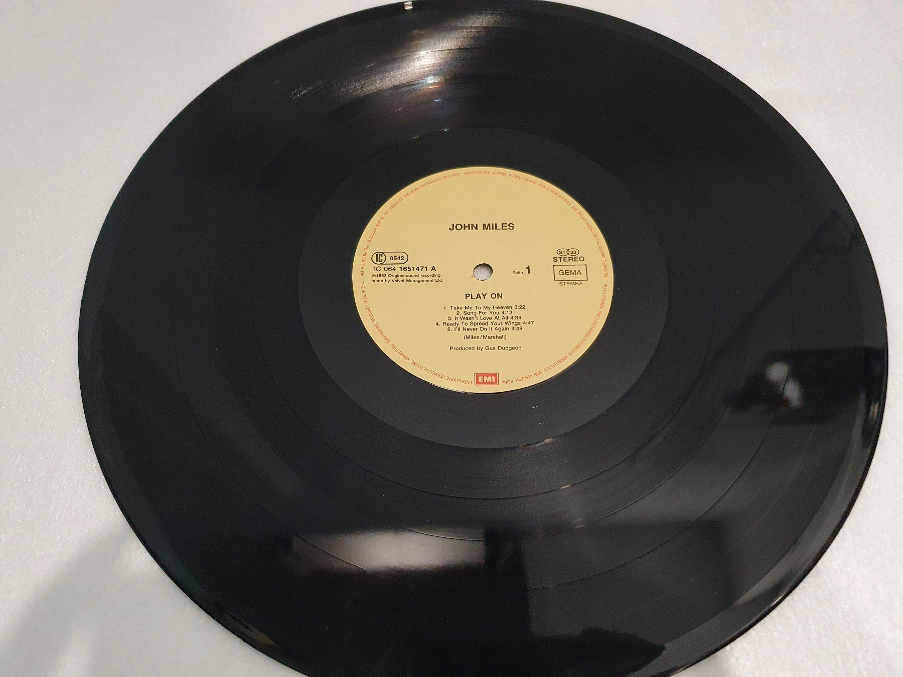 Dischi in vinile: John Miles – Play On – Usato da Uster venduto da Vinyl-Leidenschaft 2