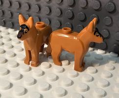 LEGO, 2 Hunde(Schäfer), 92586pb01, bespielt