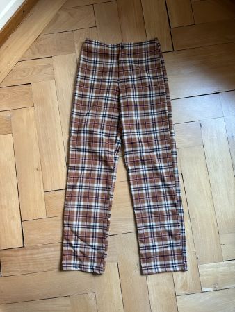 JOHN GALT - Hose braun kariert XS