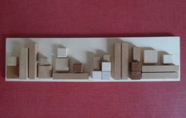 Holz Bild New York, 40 x10 x 3cm, Naunheim Design, Unikat