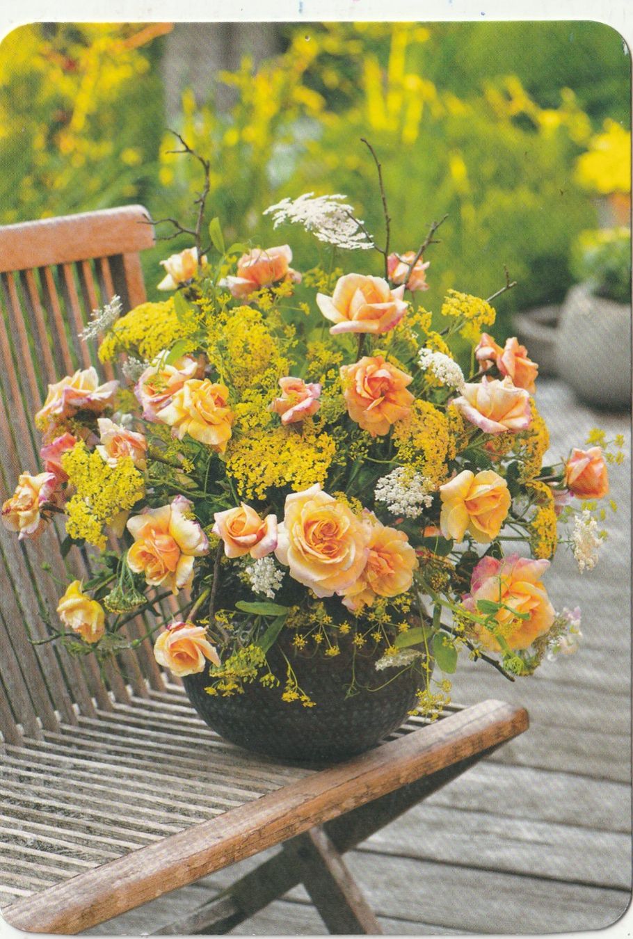 Ansichtskarten: Blumenkarte – Gebraucht aus Lumbrein von made02