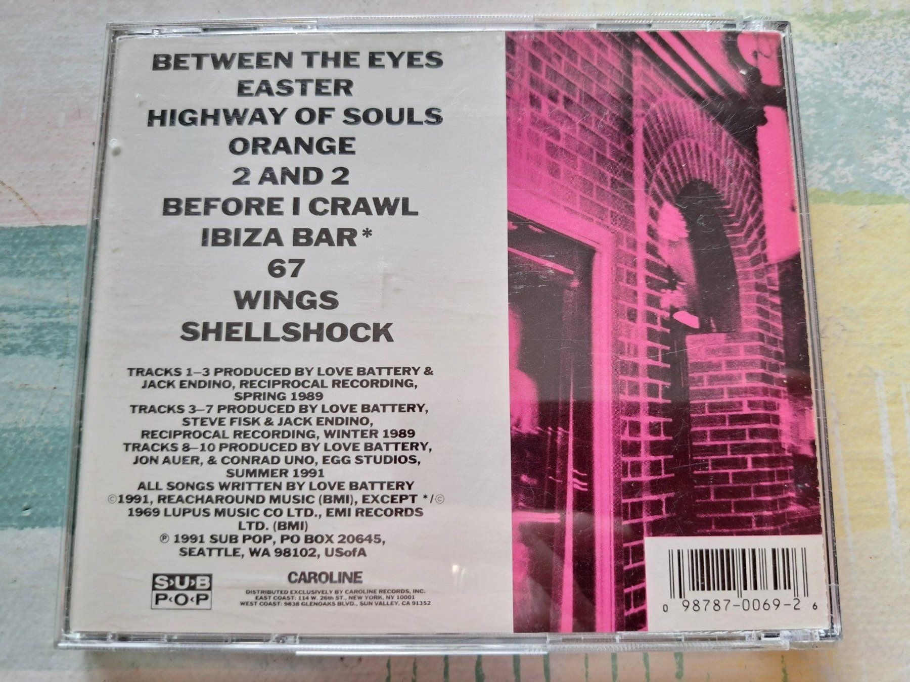 CD: CD Love Battery - Between the eyes – Usato da Pully venduto da bro_n52j 1