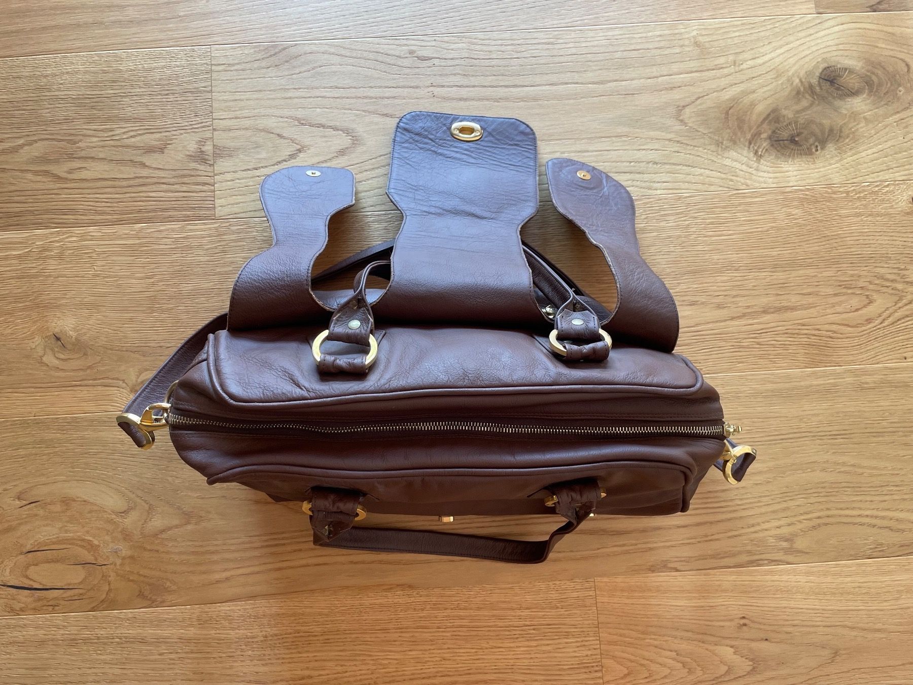 Borse da donna: grosse Handtasche Echtleder braun – Nuovo (secondo la descrizione) da Neunkirch venduto da autoscooter57 2