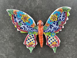 Magnifique Papillon Décoratif en Talavera / Artisanal