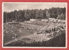 Zürich Dolder - Wellenbad Schwimmbad - Fotokarte ca. 1935