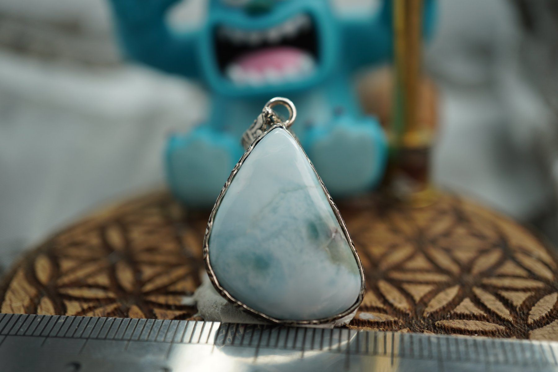 Minerali & Pietre curative: Larimar   Wunderschön    Anhänger   by  "TOPSTONE" ab 1.- – Nuovo e nell'imballaggio originale da Eschenbach SG venduto da topstone 2