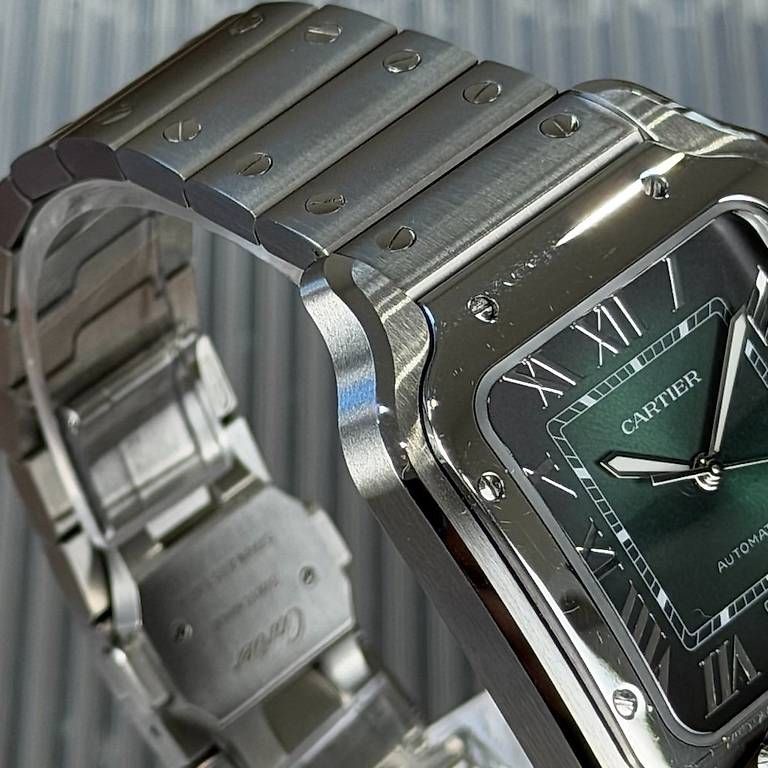 Uhren: Cartier Santos L Green WSSA0062 – Gebraucht aus Genève von minty.watches 5