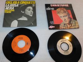 Single Gigliola Cinquetti - La Rosa Nera . 1967  Single