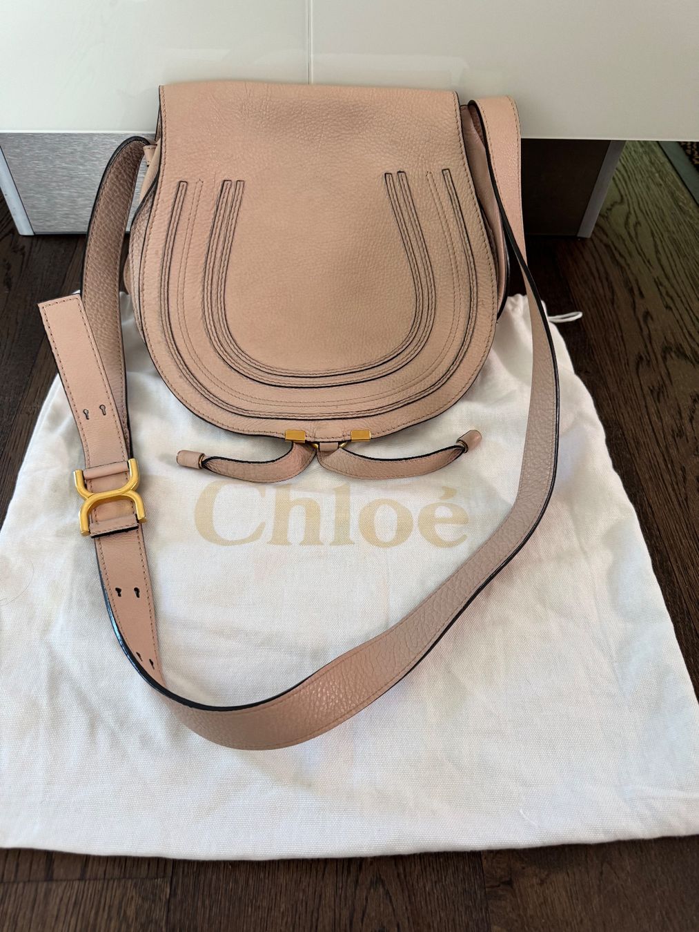 Chloé Taschen für Damen: Chloé Marcie Medium Saddle Bag – Great Condition – Gebraucht aus Uitikon Waldegg von gha_v6gz 1