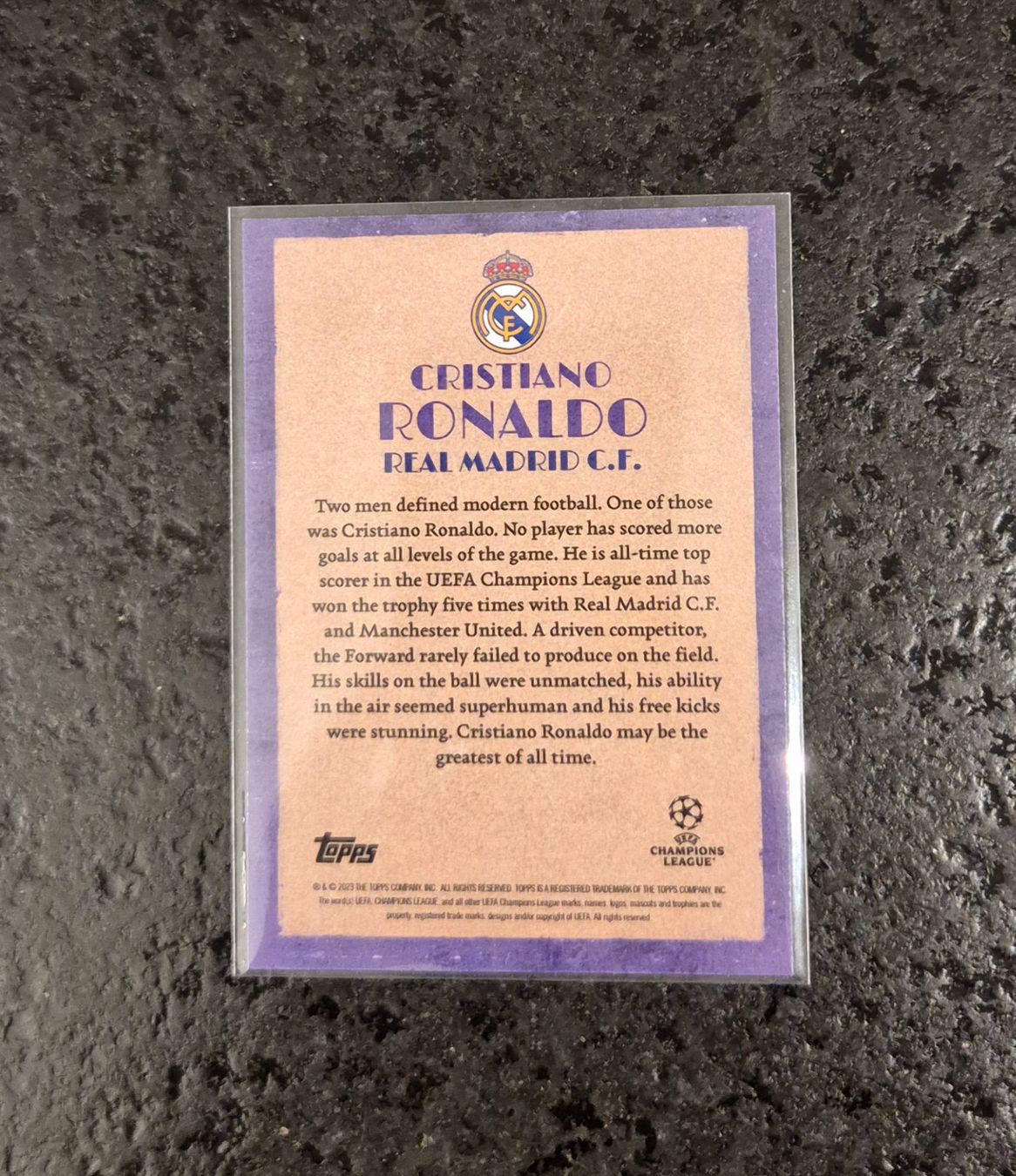 Topps Carte collezionabili: Cristiano Ronaldo - Real Madrid - Topps – Nuovo (secondo la descrizione) da Burg AG venduto da Danoe 1