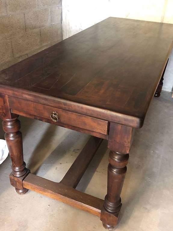 Tavoli: Très belle table en bois massif – Usato da Saules venduto da Pathan 1