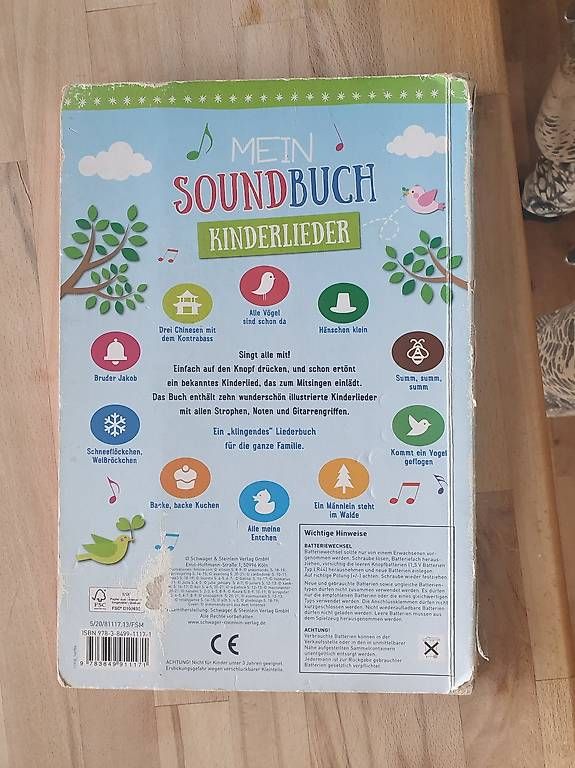 Libri: Soundbuch Kinderlieder – Usato da Ebmatingen venduto da zeitlos-gesund.ch 2