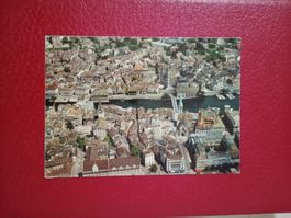 Zürich Altstadt Flugaufnahme Swissair Foto