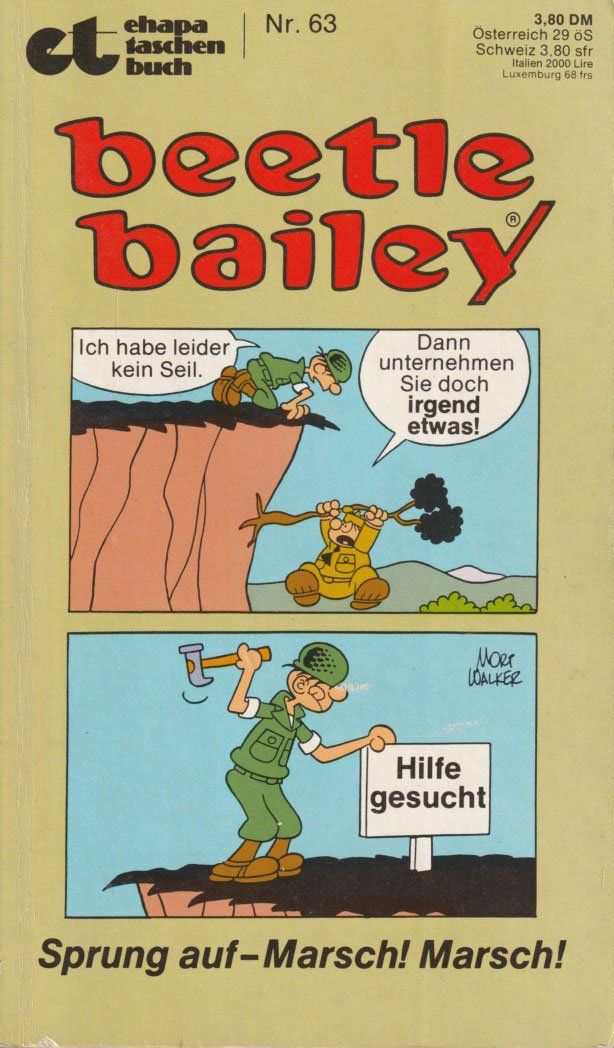 Fumetti: Ehapa-Taschenbuch 63 Beetle Bailey – Usato da thun venduto da lucky_manxy