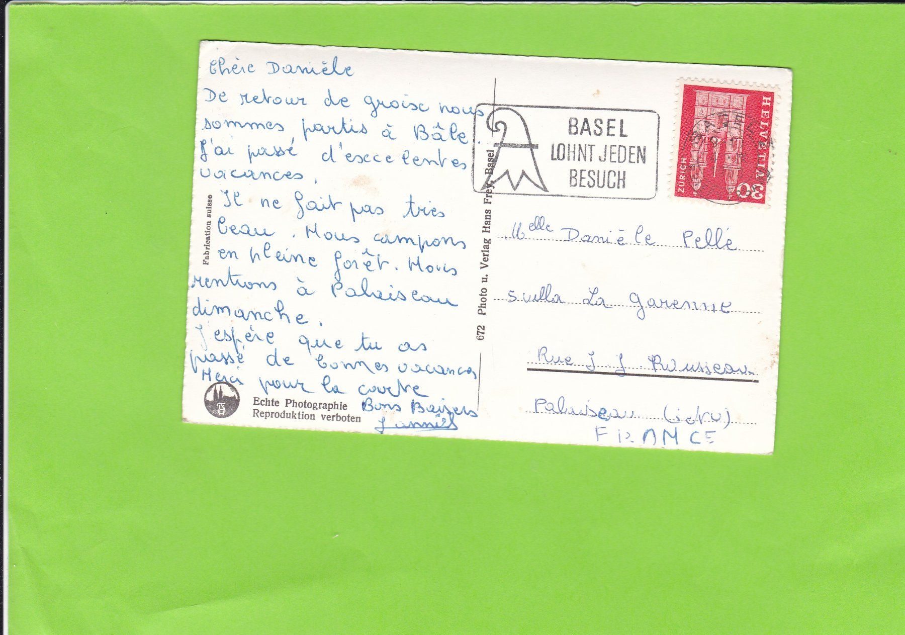 Cartes postales: Basel-3 Bilder – D'occasion à St. Peterzell par neckertal 1