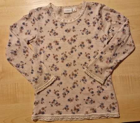Langarmshirt 100% Wolle, Gr. 110