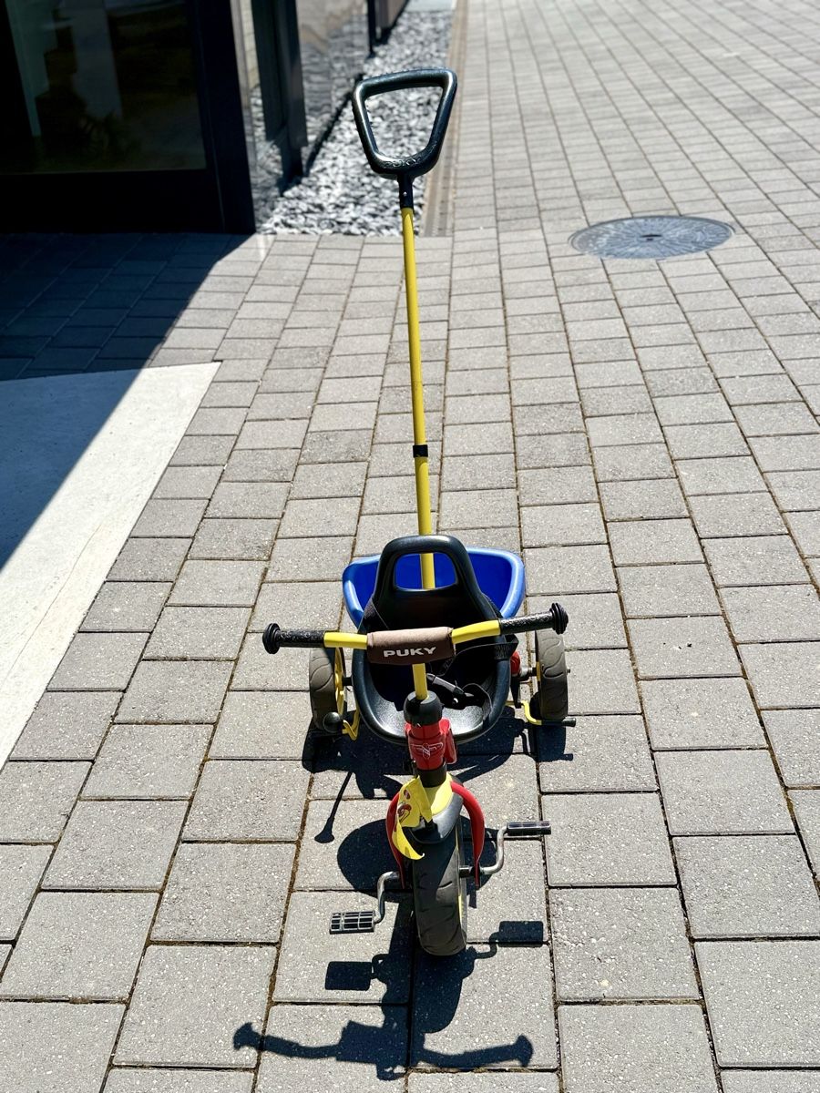 Puky Veicoli per bambini: Puky Dreirad mit Schiebestange und Kippmulde – Usato da Ettenhausen TG venduto da solid89 1