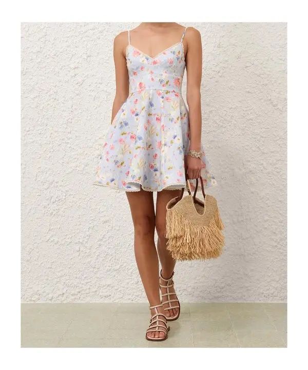 Zimmermann Vestiti: Zimmermann Floral Linen Mini Dress – Usato da St.Josefen venduto da lop_lh8d 1