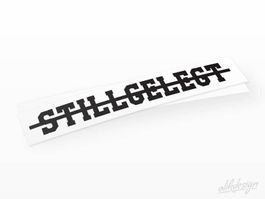 Aufkleber / STILLGELEGT 30x4cm