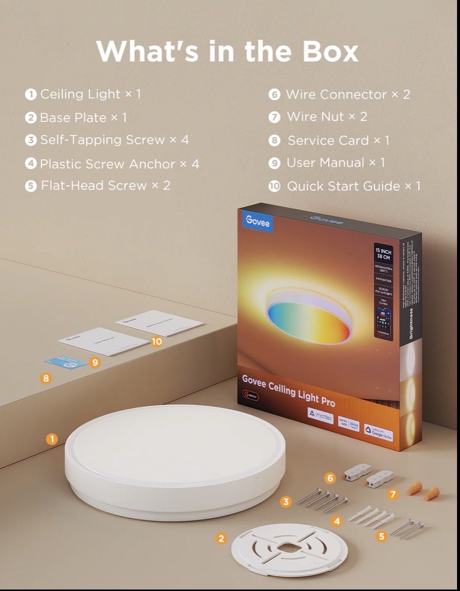 Govee Kronleuchter & Deckenlampen: Govee 38cm RGB Smart Ceiling Light Pro – Neu und originalverpackt aus Glattpark(Opfikon) von Golghot92 4