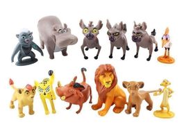 12 DER KÖNIG DER LÖWEN FIGUREN - LION KING FIGUREN