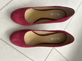 Geox Ballerinas Wildleder Bordeaux Gr. 35